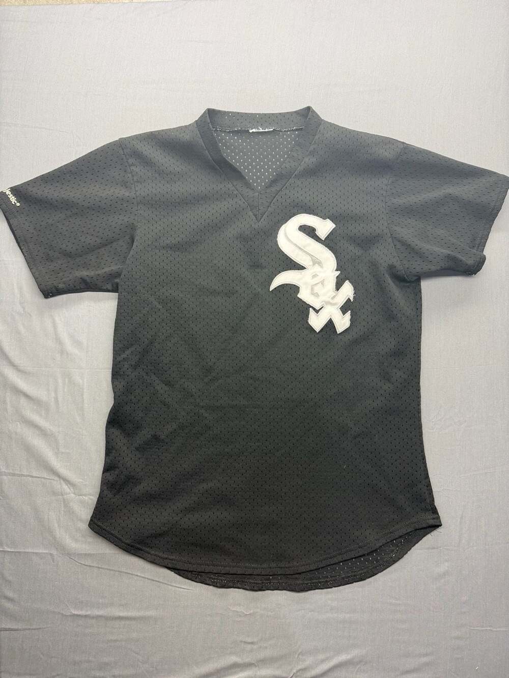 Vintage Majestic Chicago White Sox Mesh Batting Practice Pullover Jersey
